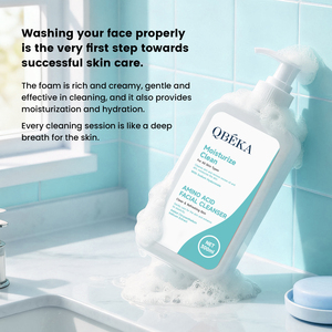 <span class=keywords><strong>Limpiador</strong></span> <span class=keywords><strong>Facial</strong></span> con Aminoácidos, Limpia Suavemente la Suciedad y la Grasa, Protege la Barrera Cutánea, Apto para <span class=keywords><strong>Piel</strong></span> <span class=keywords><strong>Sensible</strong></span> y Seca, Hidratante, Lavado <span class=keywords><strong>Facial</strong></span> Diario - Product Image 5