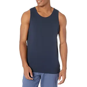 Fashion Crew Neck Muscle Tank Top Special Design T-shirt Mens' Tops Popular Polyester Cotton Casual Quick Dry