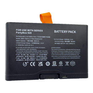 แบตเตอรี่ลิเธียม FG6CELL21700G สำหรับลำโพง <span class=keywords><strong>JBL</strong></span> <span class=keywords><strong>PartyBox</strong></span> 520/<span class=keywords><strong>720</strong></span> แบตเตอรี่ลำโพงไร้สาย Boombox 4 แบตเตอรี่สำรอง - Product Image 1