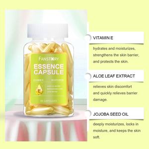 Serum Wajah pelembap dalam kapsul kulit perbaikan menenangkan asam Hyaluronic <span class=keywords><strong>Vitamin</strong></span> E Aloe organik OEM/ODM - Product Image 2