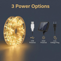 Lumières LED en forme de feux d'artifice, télécommande 8 modes pour Noël, Halloween, lumières de Noël, mariage, fête, décoration de la maison et du jardin