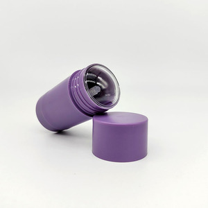 40g 75g Round Shaped <b>Empty</b> Solid Cleaning <b>Bottle</b> <b>Plastic</b> Deodorant Stick Packaging Containers - Product Image 1