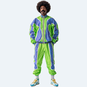 Pantalon de survêtement rétro Disco années 70 80 Néon TV Film Polyester Costumes d'Est de la mer pour Hommes Tenues de Performance Halloween Carnaval - Product Image 1