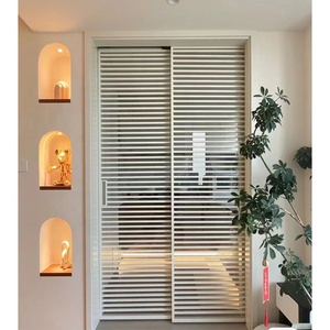 Muebles Foshan 3M puertas correderas de vidrio juego de dormitorio principal king size puertas correderas de aluminio divisor de habitación Pantalla de vidrio - Product Image 2