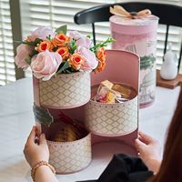 Offre Spéciale – Coffret Cadeau Cylindrique Rotatif à Trois Niveaux – Personnalisé, Luxe, pour Mariage, Tubes en Papier Faits Main, Écologiques, Nouveau Design