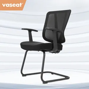 High Quality Modern Commercial Visitor Meeting Mesh Chair Adjustable Headrest Fabric Material For Home Office Conference Room