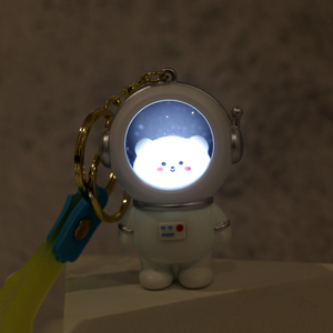 <span class=keywords><strong>Porte</strong></span>-clés 3D Star Light avec lumière LED et sons, motif Cosmonaute, <span class=keywords><strong>Astronaute</strong></span>, Spaceman, Chat et Ours - Product Image 4