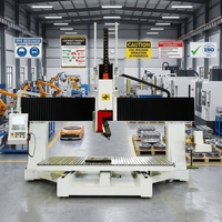 Fresadora CNC Vertical de 5 Ejes Rongchi de Alta Resistencia para Moldes de Componentes Automotrices con ATC de 40 Herramientas, 8000 kg, Precisión de 0.005 mm, CE