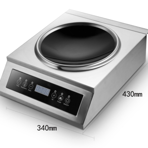 Cuisinière à induction en acier inoxydable 3500W, commande tactile par capteur, usage commercial, service OEM/ODM, économie d'énergie AM-CD108W en acier inoxydable - Product Image 1