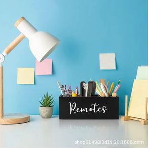 Caja de almacenamiento para el hogar, sala de estar, escritorio, caja de almacenamiento compartimentada para control remoto y artículos diversos, papelería de oficina - Product Image 3