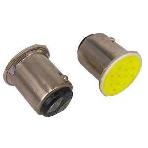 อะไหล่รถยนต์ญี่ปุ่น 1157 Ba15d หลอดไฟ LED สว่างสำหรับไฟเบรก P21W หลอดไฟถอยหลัง หลอดไฟเบรก COB 12 SMD ไฟจอดรถ - Product Image 3