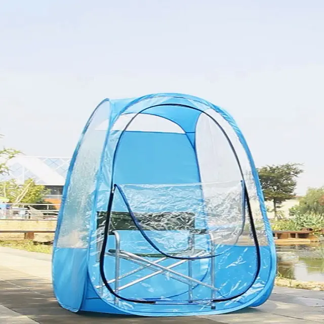 Populaire Eenvoudige Installatie Sport Pod Pop-Up Game Watch Outdoor Transparant Ijs Vissen Draagbare Tent