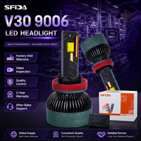 Bombilla LED SFIDA V30 Canbus sin Errores para Faros Delanteros, 9006 150W 6000K IP67, para Iluminación de Autos y Motocicletas, Accesorios Universales