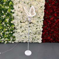 Décoration lumineuse LED personnalisée en forme de papillon, animée, pour extérieur, festival, mariage, jardin, poteau de rue, éclairage décoratif