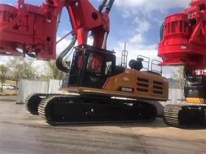 Good Working Condition 60M Depth Hydraulic Rotary Drill Rig With 1800MM Diameter SR185-C10 Cheap Price Drilling - Product Image 4