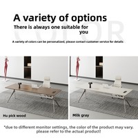 Chaise de bureau de direction combinée, style italien moderne et simple en acier inoxydable, design carré de luxe léger avec chargement sans fil