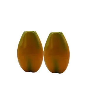 CXQD factory direct sales simulation of plastic fruit photography window display props big papaya wholesale customization