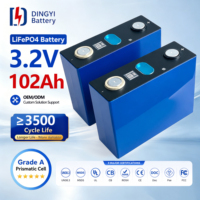 Baterai Digital DY untuk Kendaraan Listrik 6000+ Siklus 3.2V 102Ah Semi-solid State LiFePO4 Grade Gotion Baterai & Bantalan