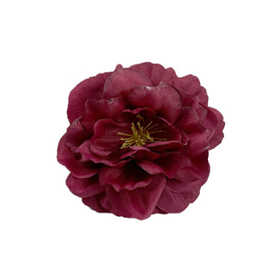 Tête de fleur artificielle Delphinium 8-9cm en tissu de soie pour mariage, décoration intérieure, accessoires de photographie, style pastoral - Product Image 5