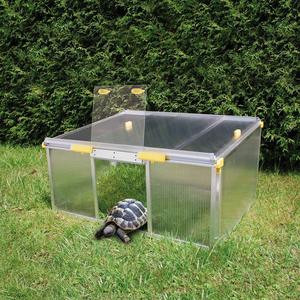 Paula <strong>Turtle</strong> House Breathable Pet Furniture Extension Kit for Small Animals Made of Durable <strong>Glass</strong> - Product Image 6