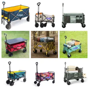 Camping Hiking Equipment Outdoor Products Camping Outdoor Storage Camping Kit Folding Travel Cart Outdoor Trolley