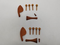 Pièces de violon 4/4 bois de jujube de haute qualité palissandre ébène pièces de violon montage de chevilles