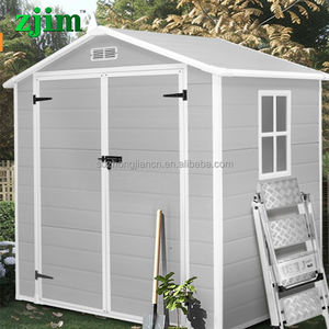 Casetta da Giardino in Plastica Resistente alle Intemperie Capanno per Attrezzi da Esterno - Product Image 1