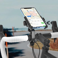 Support de fixation pour trottinette électrique ODIER, support de téléphone portable pour vélo, moto, vélo électrique, avec système de verrouillage Push Lock