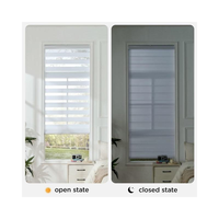 Persianas Zebra Motorizadas Eléctricas con Filtro de Luz de Diseño Moderno y Alta Calidad para Ventana, Gran Venta