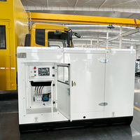 Générateur diesel silencieux 50 kVA 50 Hz, prix usine OEM personnalisé, alternateur 100 % cuivre triphasé 4 fils, panneau de commande numérique inclus
