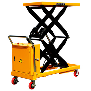 Petites ciseaux électriques hydrauliques à double chariot, <span class=keywords><strong>table</strong></span> élévatrice 500 - Product Image 2
