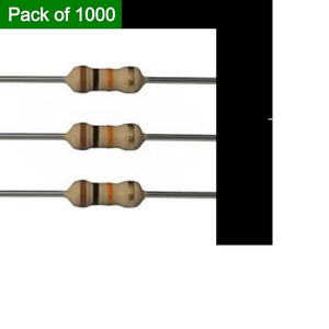 Resistencia Fija de Película Metálica de Alta Calidad, 1K Ohm, 0.25W, 1% de Tolerancia, Conexión Axial a Través de Orificio, para Circuitos Electrónicos DIY y PCB - Product Image 2