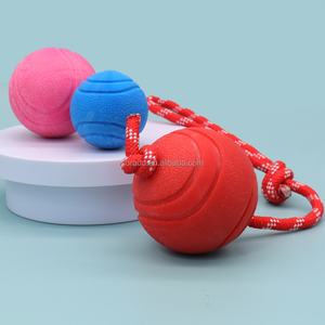 3 Sizes RED Bite Resistant <b>Dog</b> Solid TPR Rubber Bouncy Chew Toy <b>Ball</b> <b>for</b> Pet Training Funny with Custom Logo - Product Image 6