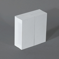 Caja de Pastel Redonda de Papel Kraft Reciclado Ecológico, Caja Transparente Triangular para Rebanadas de Pastel, Bento, Mini Pastel, Postre de Té de la Tarde