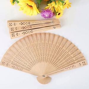 Portable Spanish Wooden Fan Eco-Friendly Bamboo Advertising Model for Outdoor Parties Hand Painted Love Style - Product Image 1
