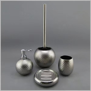 Juego de Accesorios de Baño Modernos de 4 Piezas, Porta Jabón, Escobilla <span class=keywords><strong>para</strong></span> Inodoro, Acero Inoxidable 304 - Product Image 1
