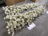 Arche de fleurs blanches pour mariage, décoration de scène, arche de fleurs pour fête