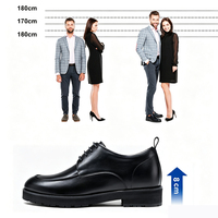 Chaussures habillées Derby rehaussantes pour hommes, qualité supérieure, vente en gros directe usine, augmentant la taille de 8 cm/3,15 pouces