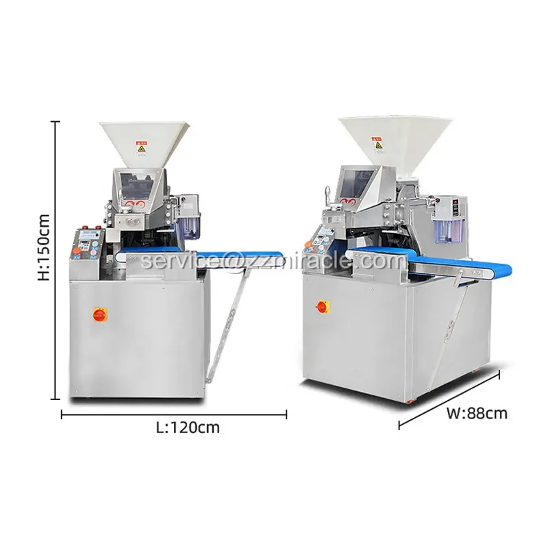 High Quality Automatic Dough Divider Rounder Continuous Commercial Dough Dividing And Rounding Machine For Big Bread