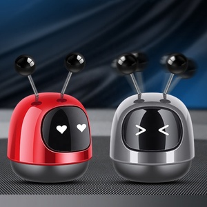 Nouveau diffuseur d'aromathérapie créatif pour voiture 2024, design robot mignon, désodorisant et purificateur d'air pour grille de ventilation, parfum pour voiture - Product Image 1