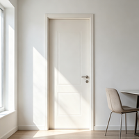 Porte intérieure en bois multi-couches en PVC insonorisée et imperméable de qualité supérieure, épaisseur 50 mm, pour appartement et hôtel