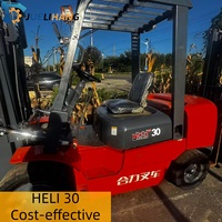 Forklift Diesel HELI CPCD30 Bekas 3 Ton, Merk China, Kondisi Bagus, Jam Kerja Rendah