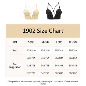 Sujetador sexy con cuello en V para senos pequeños, tallas 32, 34, 36, 38, copas ABC, con relleno, espalda hermosa, a la moda, fino, venta al por mayor - Product Image 2
