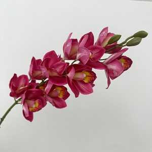 Orquídea Cymbidium Artificial DREA de 78 cm con Tacto Real, 13 Cabezas, Tallo de Seda Sintética, Decoración para Bodas y Hogar - Product Image 5