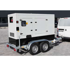 Générateur Diesel Électrique Triphasé 30kW 30kVA Super Silencieux sur Remorque Insonorisée - Product Image 1