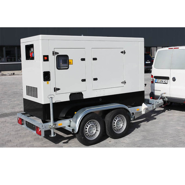 30kw 30kva 30 kw 3 Phase Super Silent Power Electric diesel Generator diesel 30kva 30kw Silent Trailer Soundproof