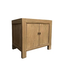 Table console en bois d'orme ancien, simple, naturel, récupéré, d'origine chinoise