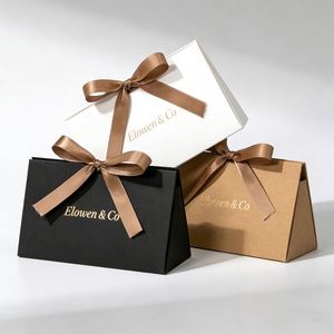 Caja de Papel Kraft Reciclable Ecológica para Embalaje de Regalos, Contenedor Compostable para Llevar, Impresión de Logotipo Personalizado - Product Image 3