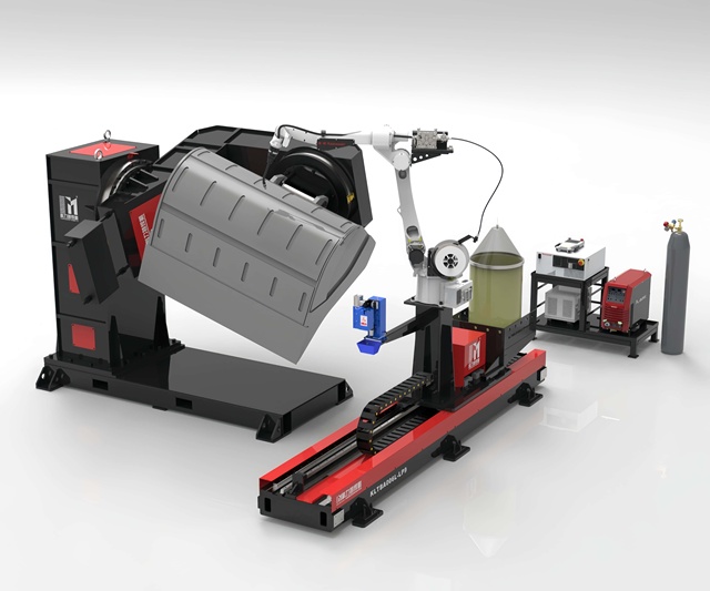 Automatic Robotic Welding Cell for Excavator/ Bucket Parts