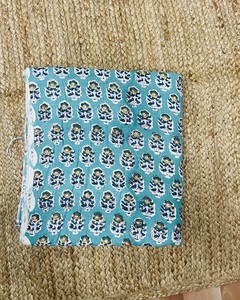 Tela de Algodón Estampada a Mano India, Tela Artesanal Ligera de 110 GSM para Ropa de Mujer a Excelente Precio - Product Image 3